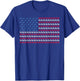 Greyhound American Flag Dog US 4th Of July Racer USA Gift Women Girls Kids Men T-Shirt - T-Shirt | Royal