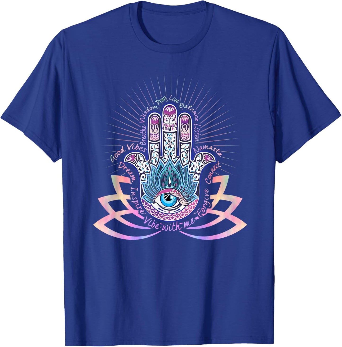 Buddha Dimond Lotus Zen Yoga Shirt Buddha dimond Lotus T-Shirt - T-Shirt | Royal