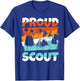Proud Scout Leader Scouting Gear Cub Camping T-Shirt - T-Shirt | Royal