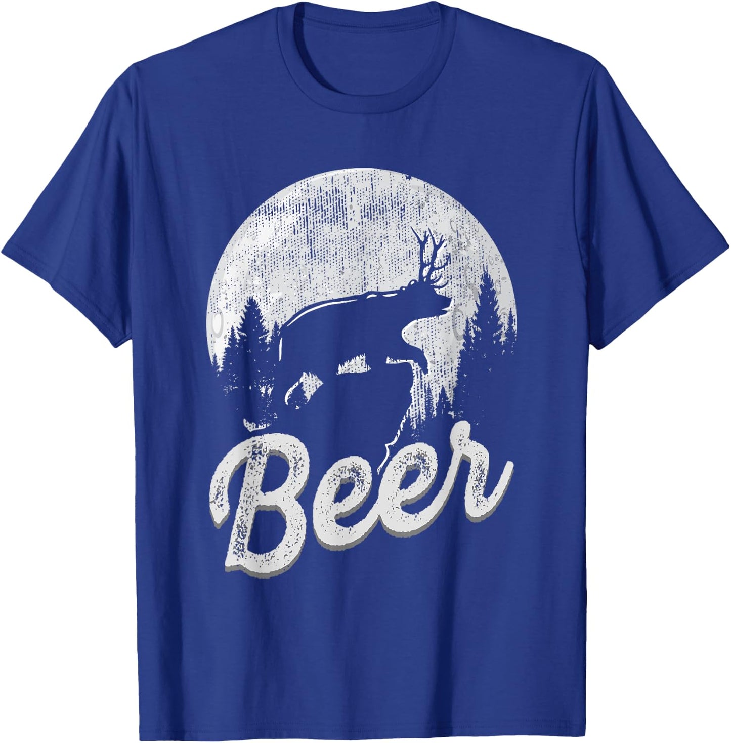 Bear Deer Beer Shirt Men Women Day Drinking Adult Humor Gift T-Shirt - T-Shirt | Royal