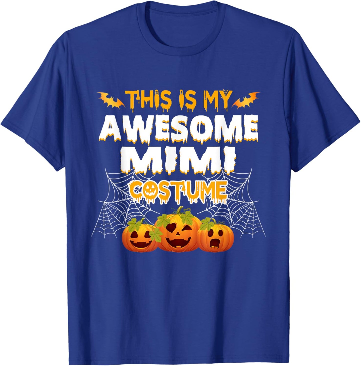 This Is My Awesome Mimi Costume Halloween Gift T-Shirt - T-Shirt | Royal
