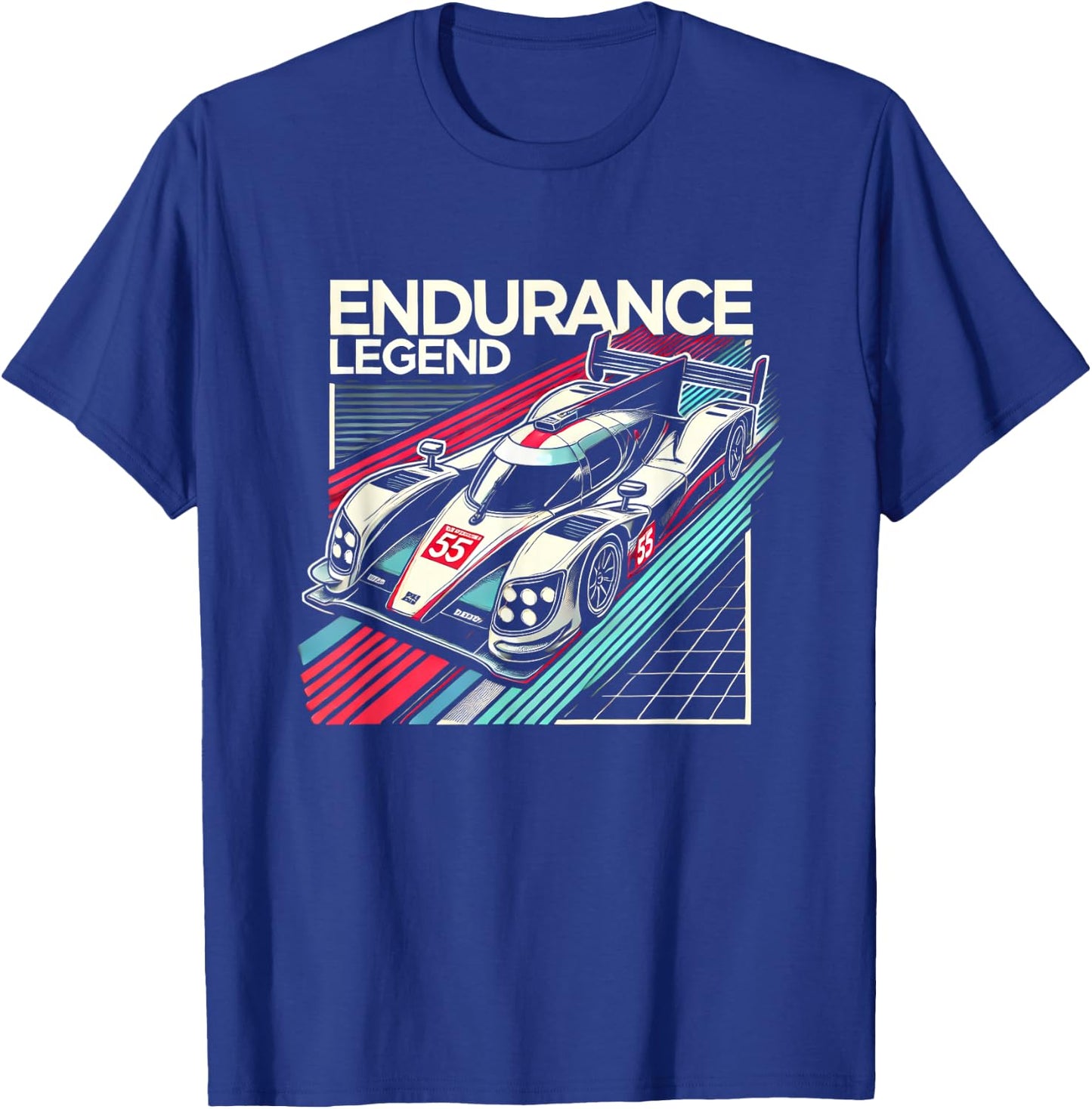 Endurance Legend Shirt Motorsport Design Cool hypercar T-Shirt - T-Shirt | Royal