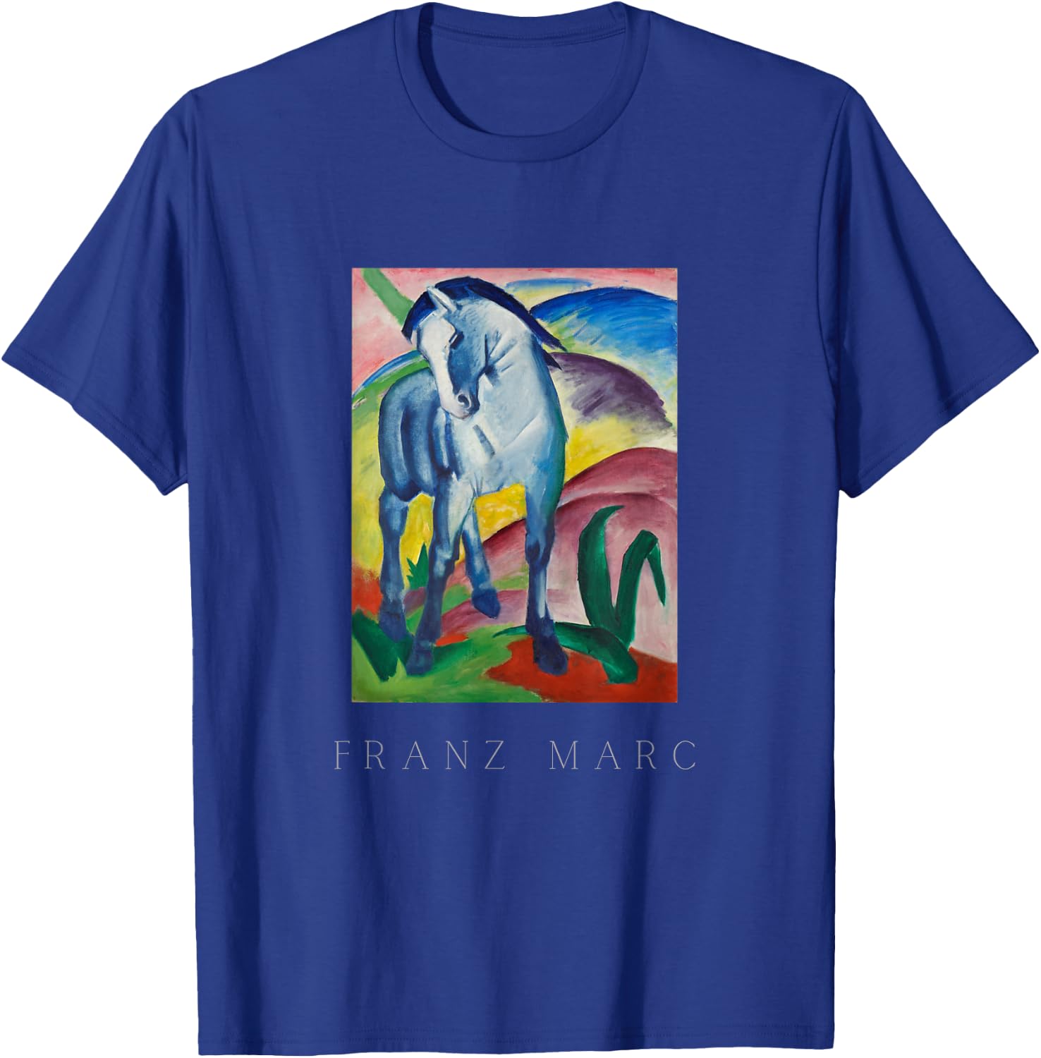 Blue Horse Franz Marc T-Shirt - T-Shirt | Royal