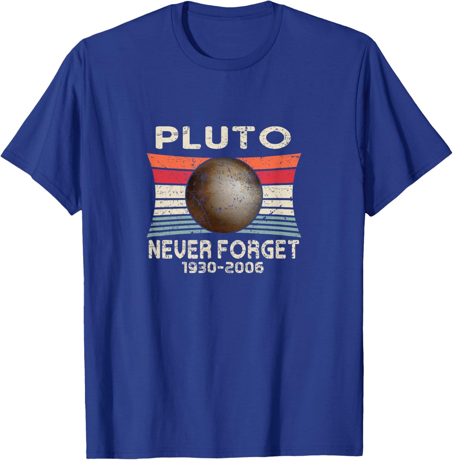 Geek School Chemist Teacher scientific Pluto never forget T-Shirt - T-Shirt | Royal