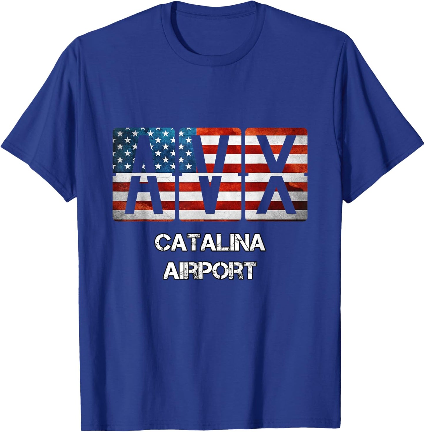 Catalina Airport AVX Aviation Pilot T-Shirt - T-Shirt | Royal