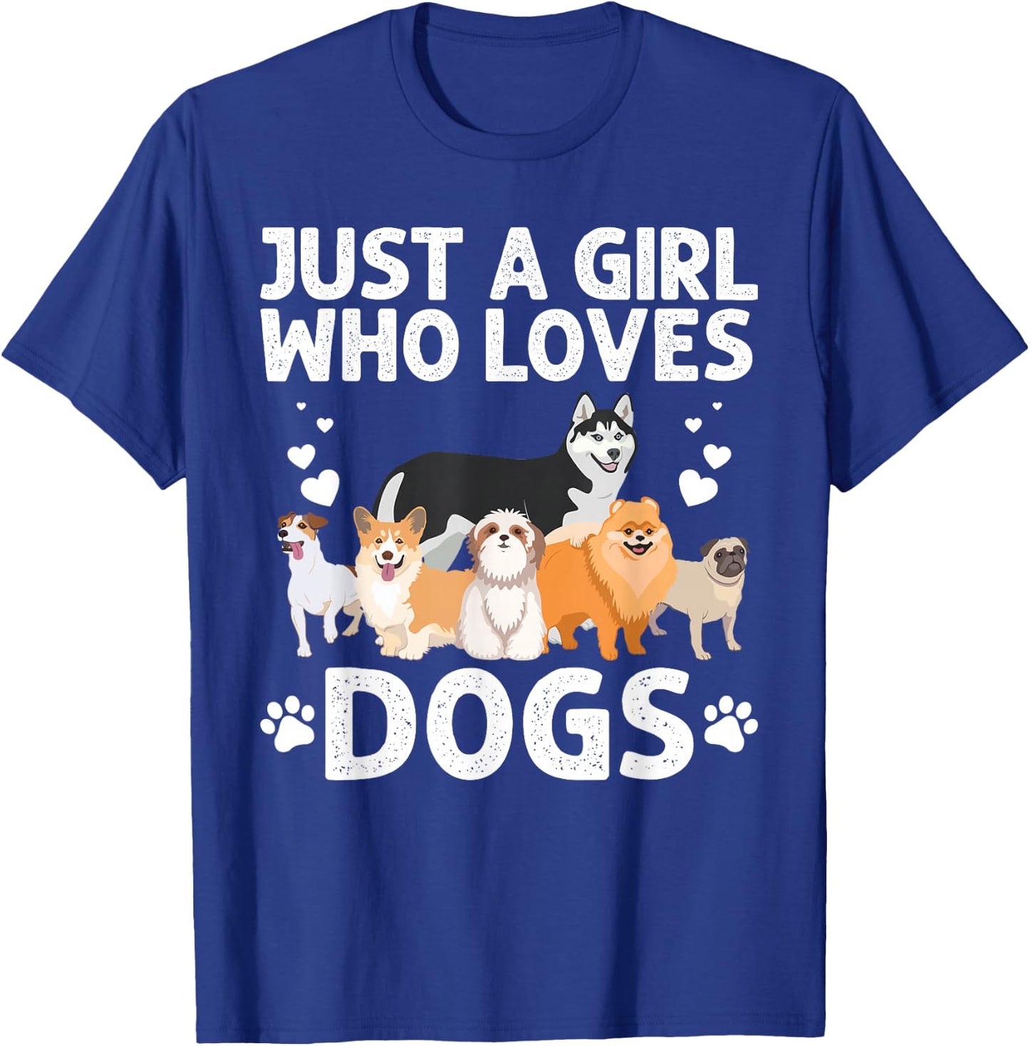 Cool Dog Lover Girls Groomer Handler Dog Lady T-Shirt - T-Shirt | Royal