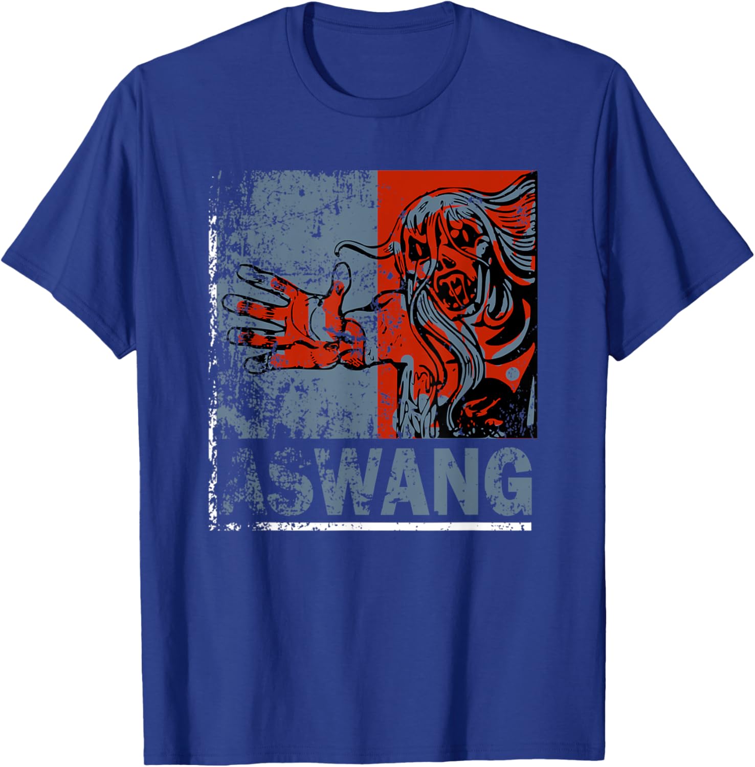 FILIPINO REPUBLIC Philippines Pinoy Pinay Scary Halloween T-Shirt - T-Shirt | Royal