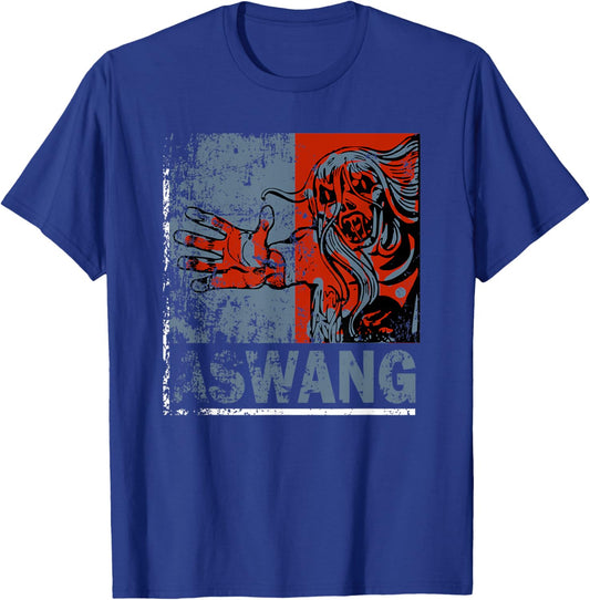FILIPINO REPUBLIC Philippines Pinoy Pinay Scary Halloween T-Shirt - T-Shirt | Royal