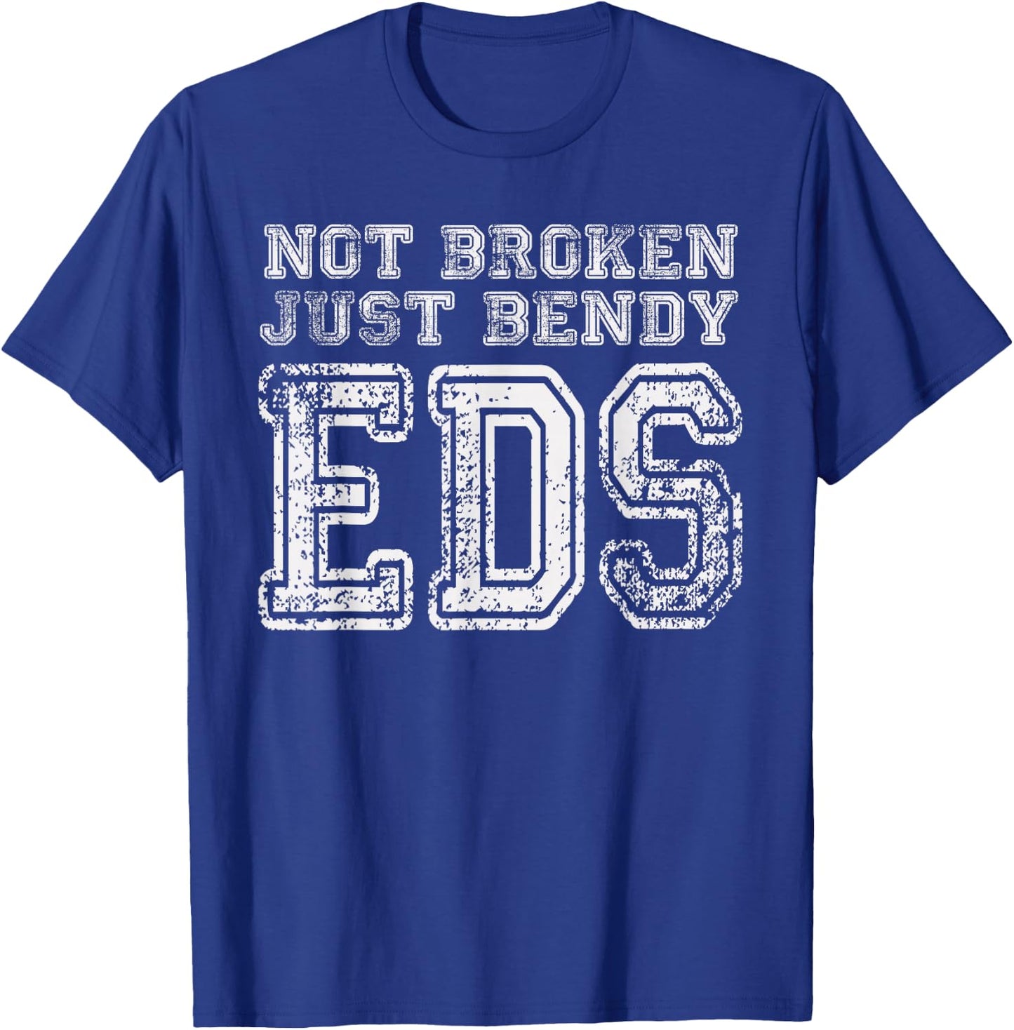 Not Broken Just Bendy EDS Awareness T-Shirt - T-Shirt | Royal