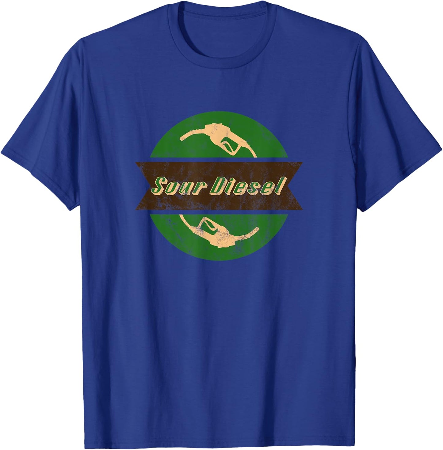 Sour Diesel Cannabis Weed Stoner Pothead Gift Funny T-Shirt - T-Shirt | Royal