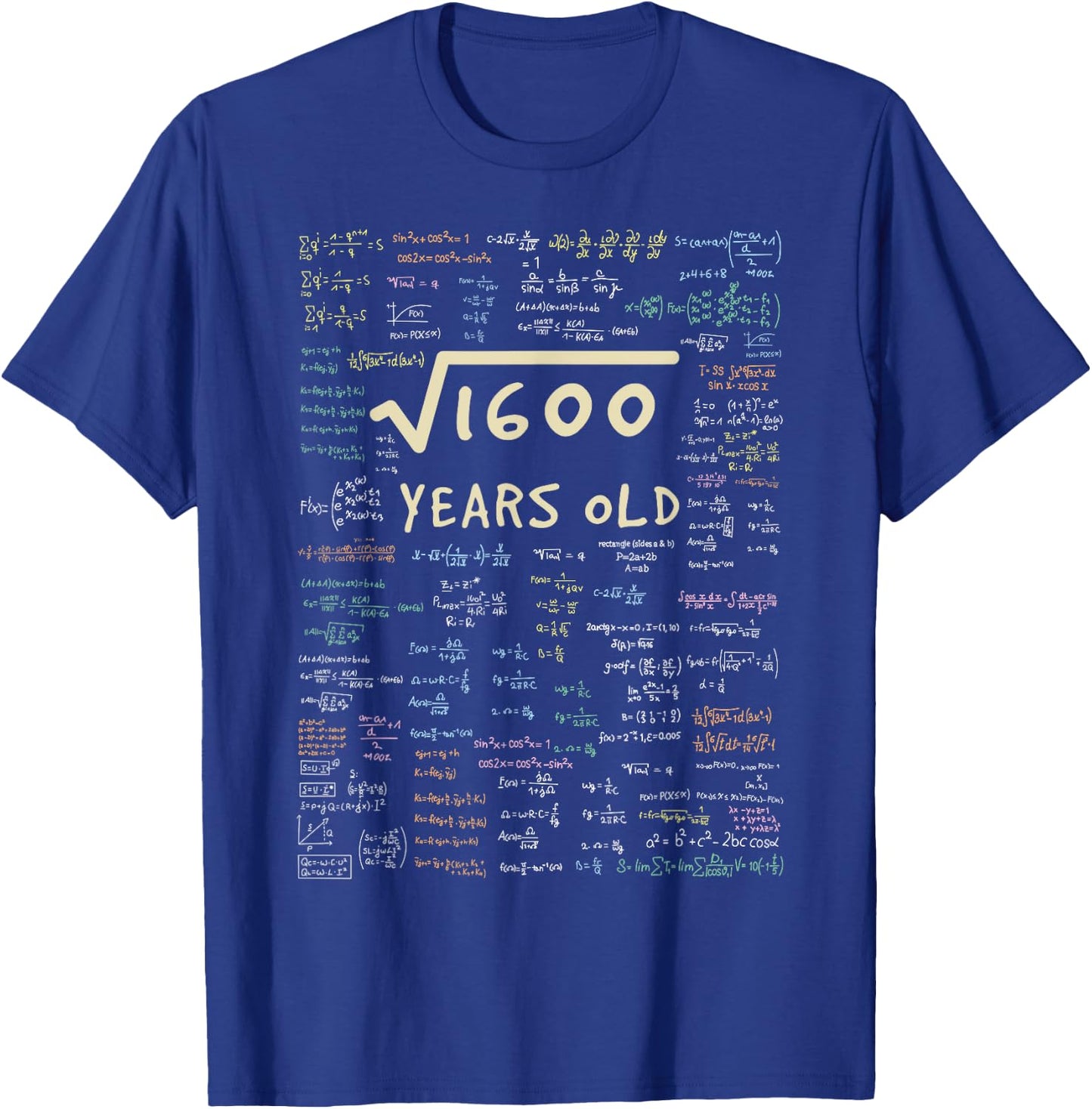 40th Birthday Party Gift - 40 Years Old Science Birthday T-Shirt - T-Shirt | Royal