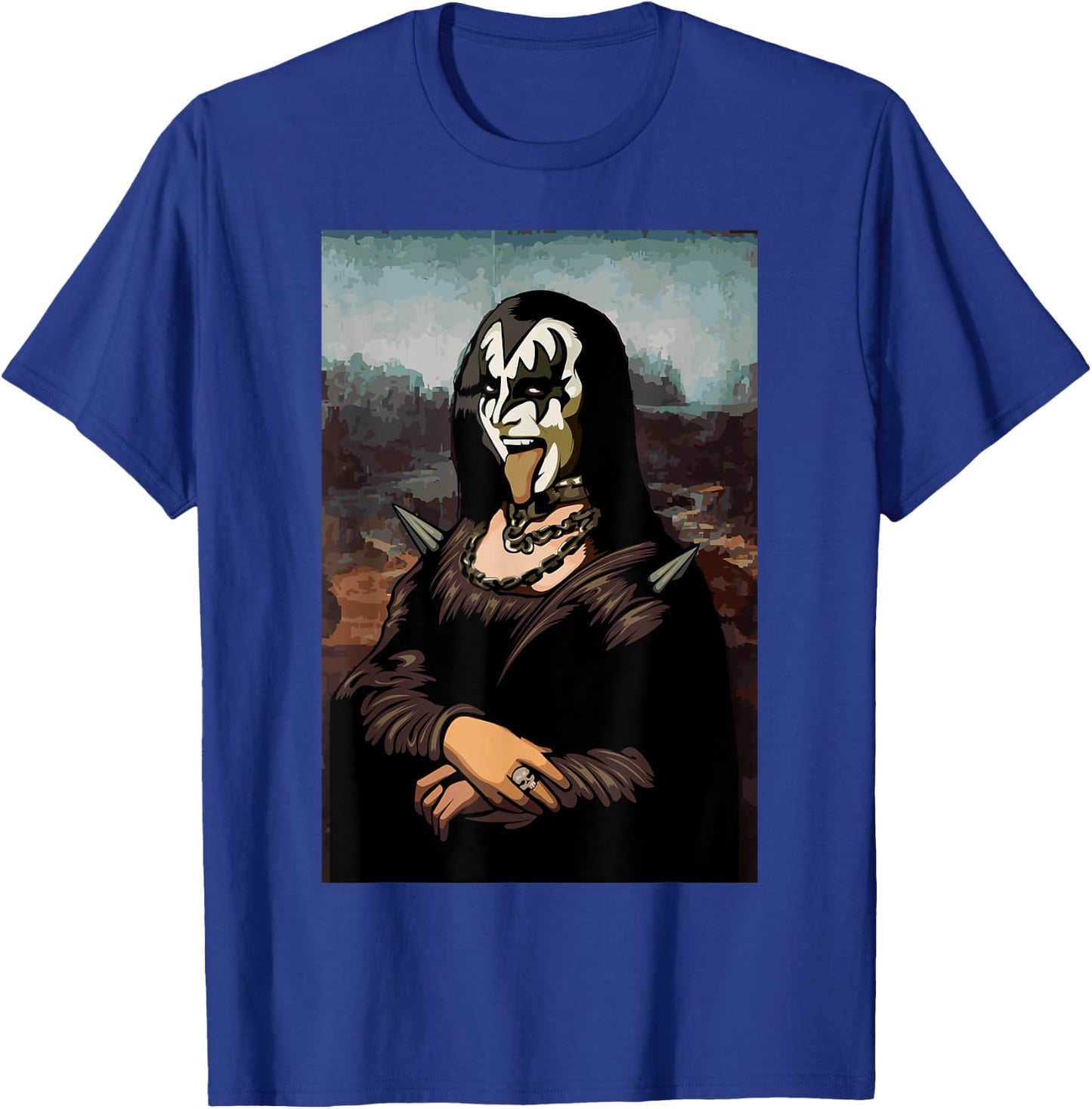 Rock N Roll Band Lazy Halloween Costume Rocker Music Lover T-Shirt - T-Shirt | Royal