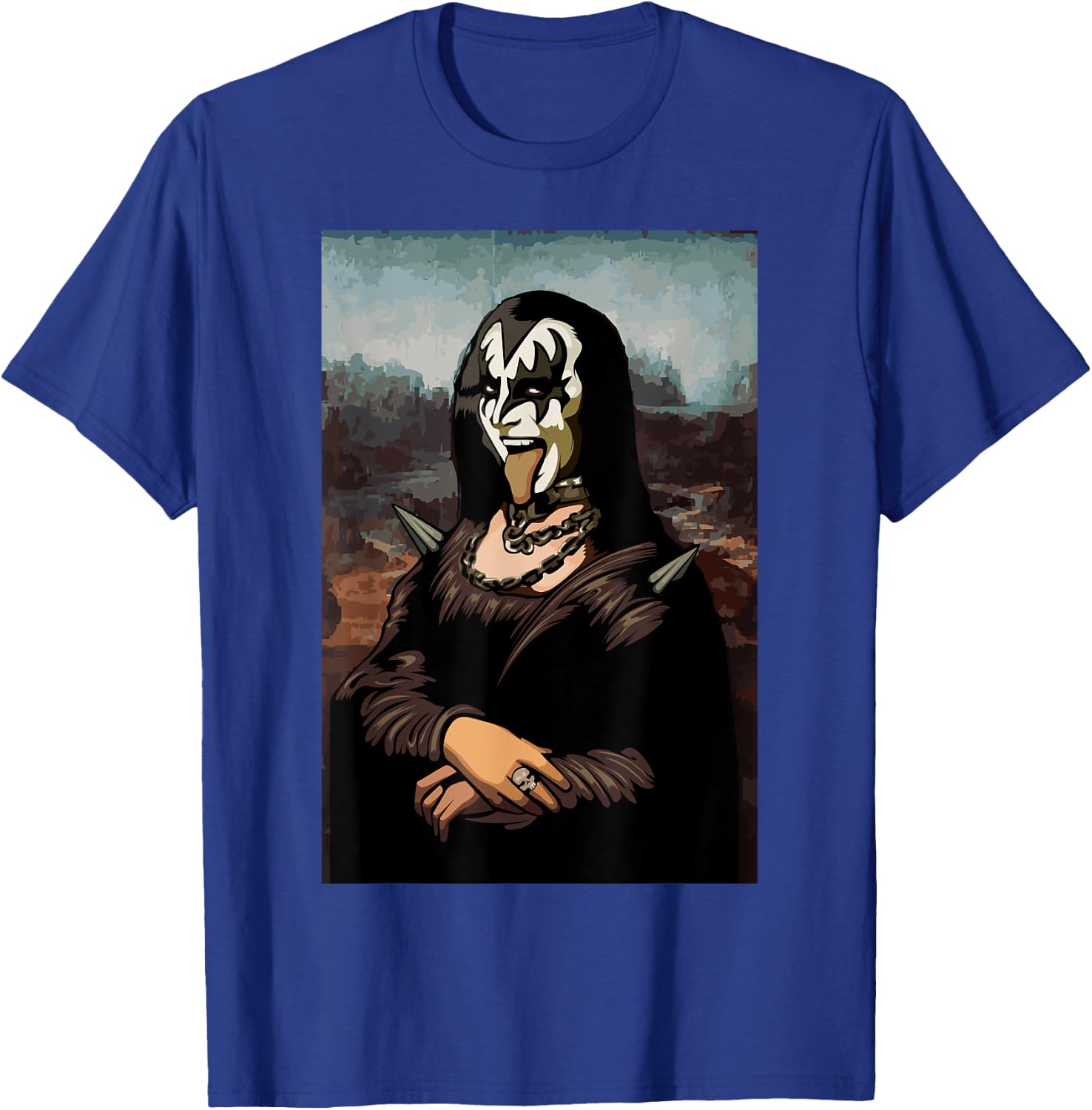 Rock N Roll Band Lazy Halloween Costume Rocker Music Lover T-Shirt - T-Shirt | Royal