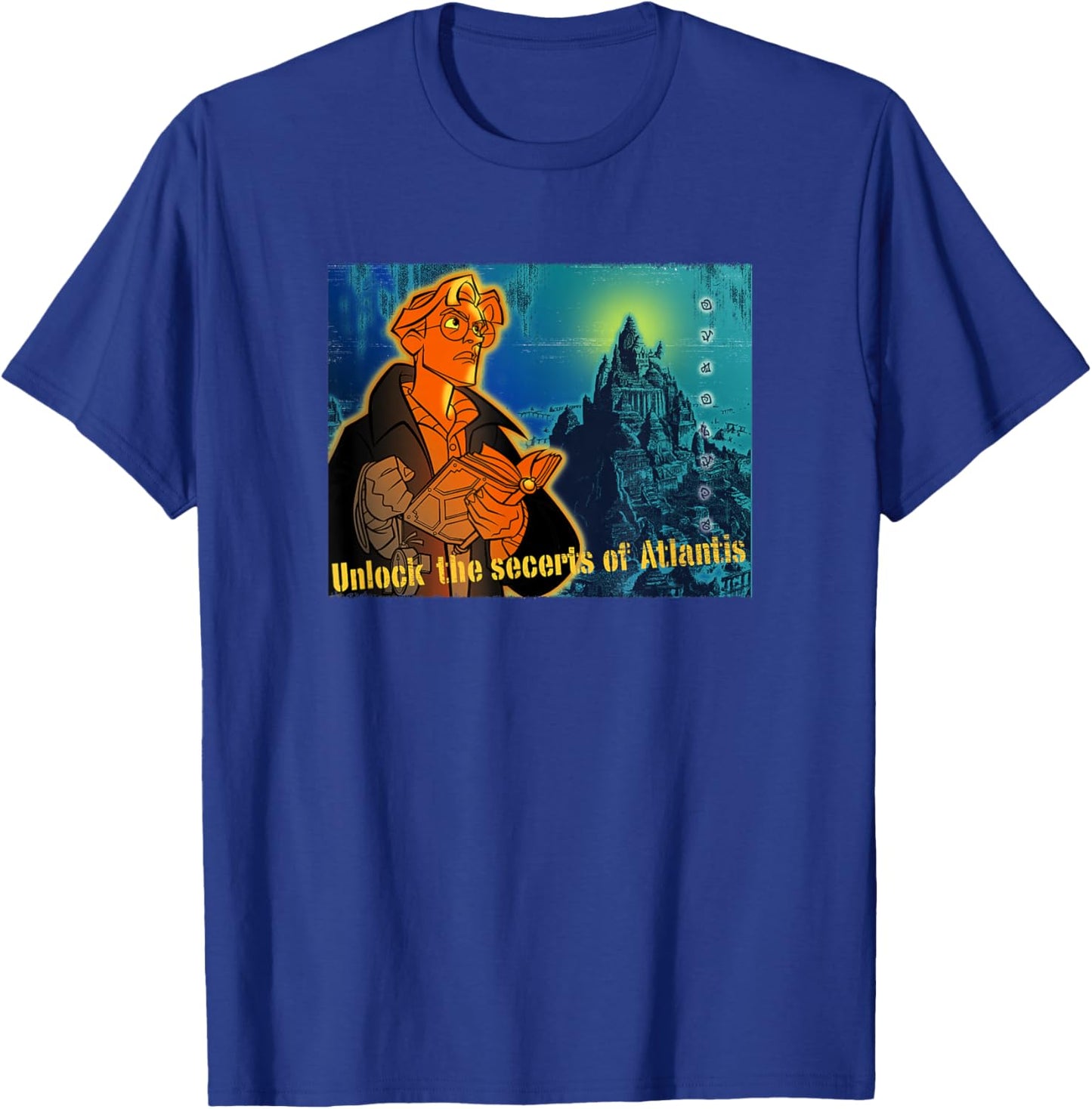 Atlantis: The Lost Empire - Milo Unlock The Secrets T-Shirt - T-Shirt | Royal