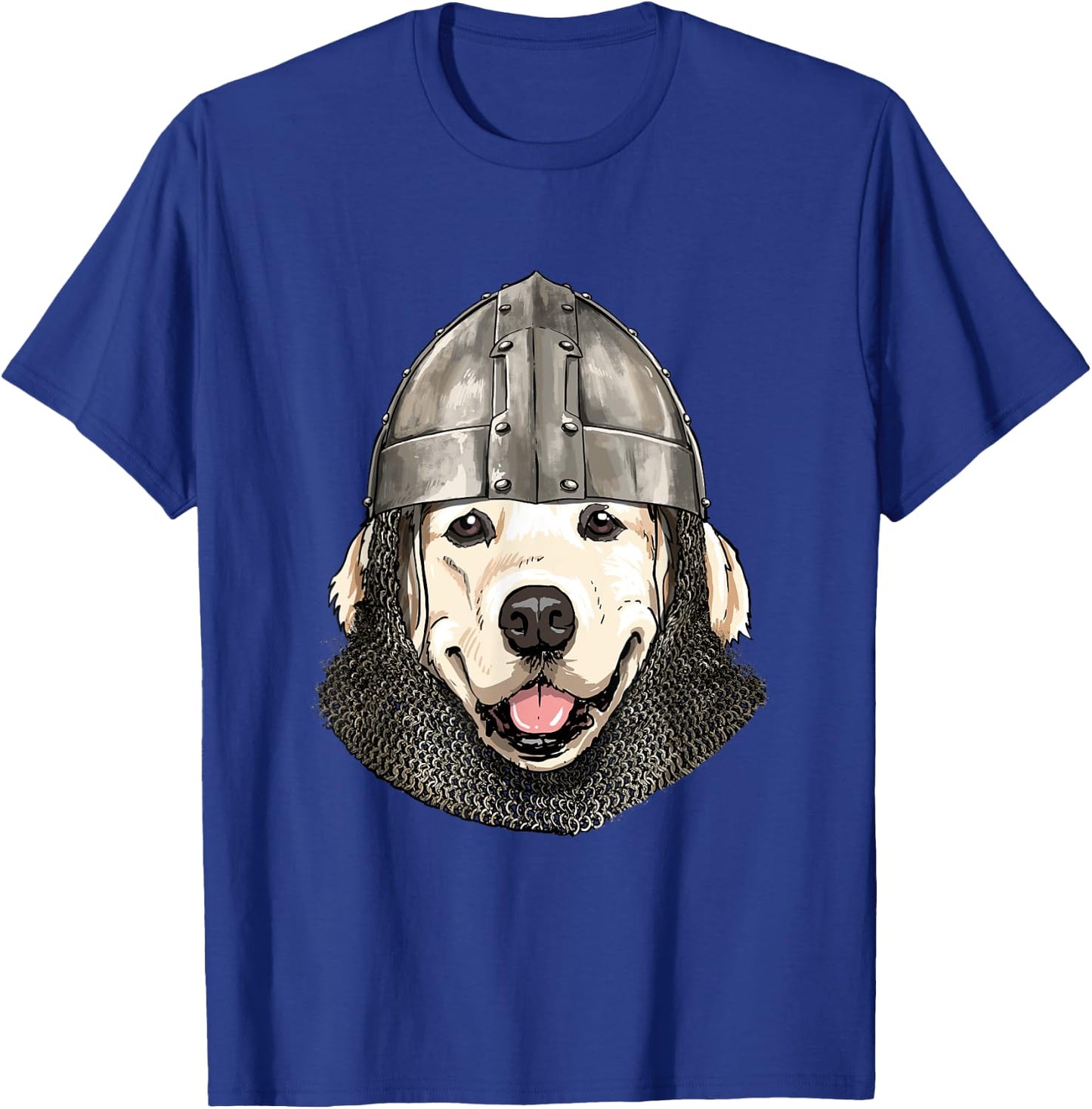 Medieval Golden Retriever Knight Warrior Dog Lover Women Girls Kids T-Shirt - T-Shirt | Royal