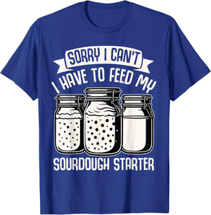 Baking Lover Sorry Cant Sourdough Funny Cupcake Pastry Baker T-Shirt - T-Shirt | Royal