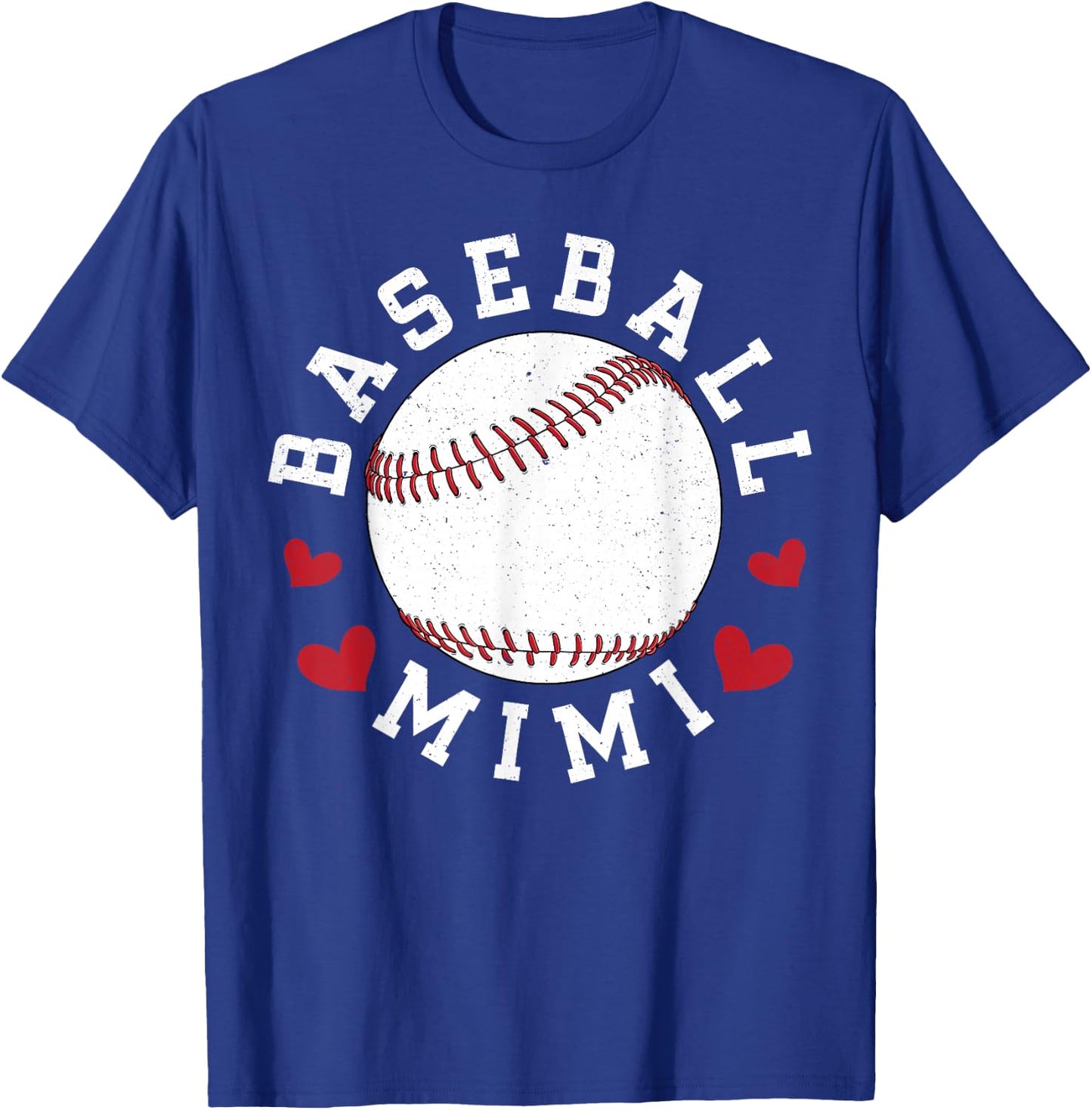 Baseball Mimi Grandma Mimi Of A Baseball Player Mimi T-Shirt - T-Shirt | Royal