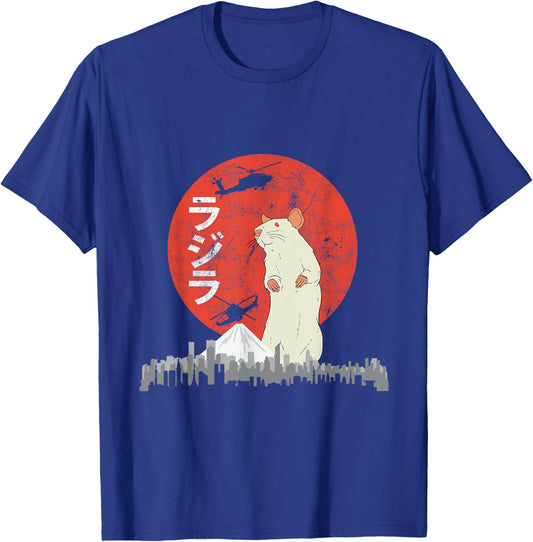 Retro Vintage Ratzilla T-Shirt - T-Shirt | Royal