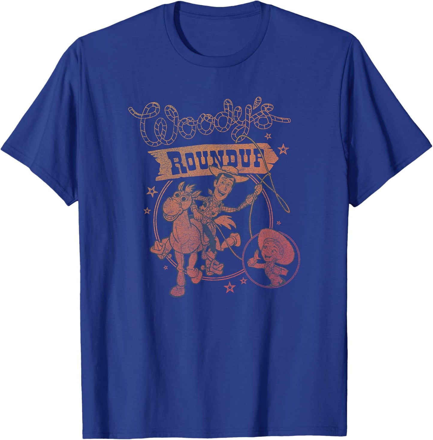 Disney Toy Story Woody's Roundup Group Poster T-Shirt - T-Shirt | Royal