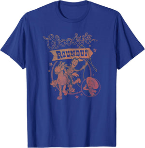 Disney Toy Story Woody's Roundup Group Poster T-Shirt - T-Shirt | Royal