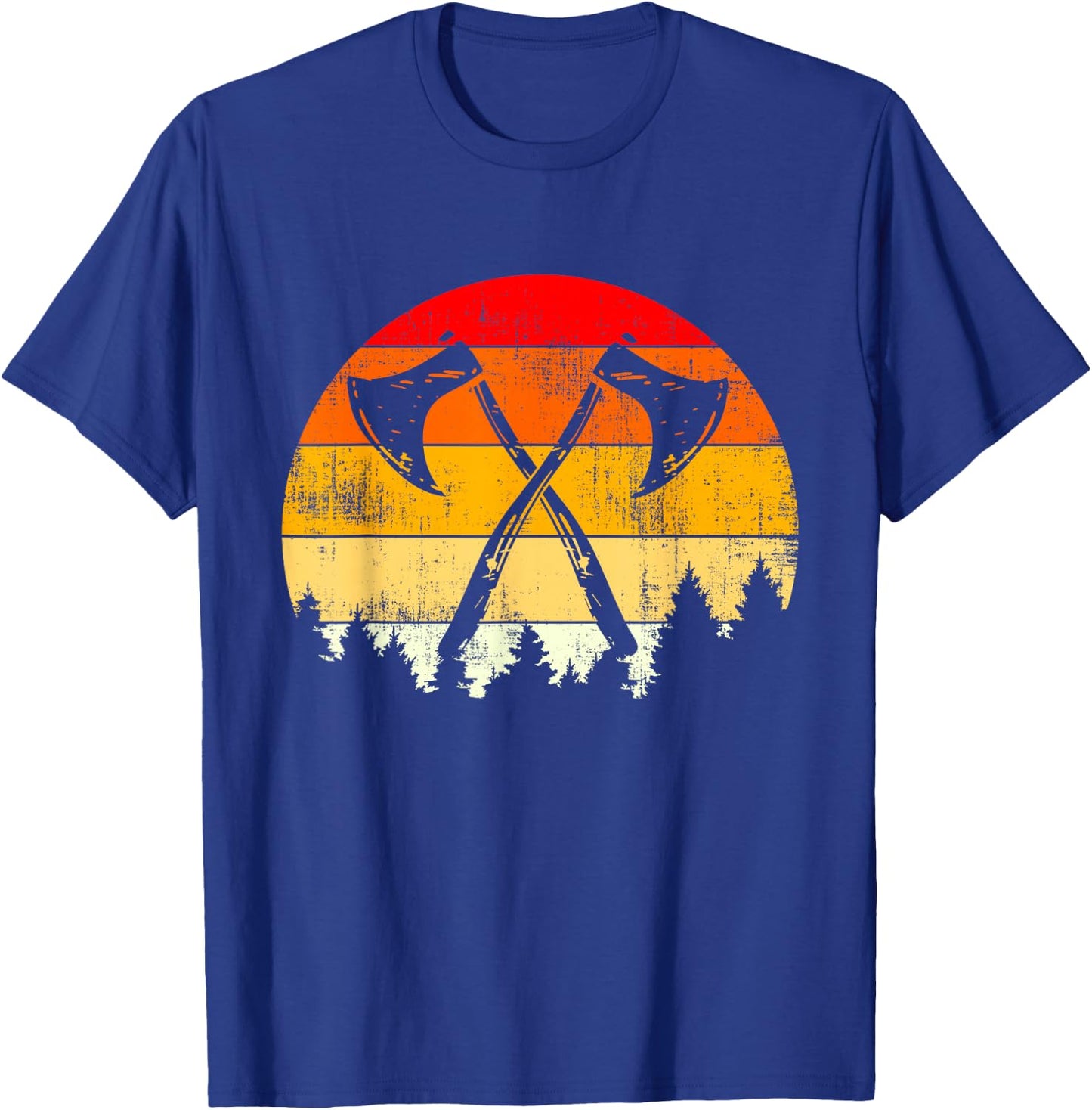 Vintage Viking Axe - Hatchet Throwing - Nordic Mythology T-Shirt - T-Shirt | Royal