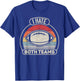 Catch Some Rays Vintage Retro I Hate Both Teams - Black - Small - -Adults - Short Sleeve - Classic Fit - - Retro Sports T-Shirt - T-Shirt | Royal