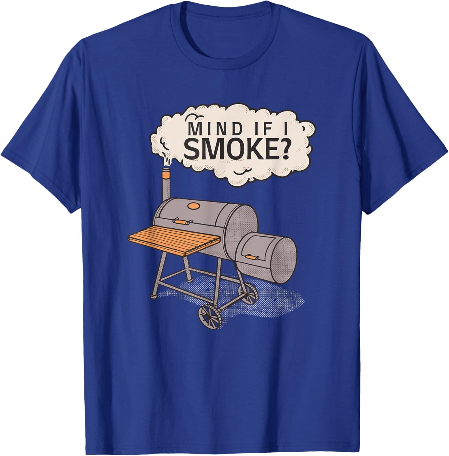 Funny Meat Smoker Meme Backyard Grill Summer Party Women T-Shirt - T-Shirt | Royal
