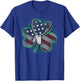 Veteran and Military St Patrick's Day Clover T-Shirt - T-Shirt | Royal