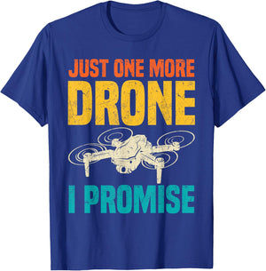 Drone Accessories - Just One More Drone - Pilot T-Shirt - T-Shirt | Royal