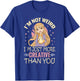 Kawaii Anime Girl Gifts And Apparel's I'm Not Weird I'm Just More Creative Than You Anime T-Shirt - T-Shirt | Royal