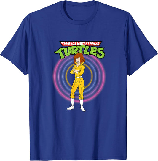 Mademark x Teenage Mutant Ninja Turtles - Original Teenage Mutant Ninja Turtles Classic April O'Neil T-Shirt - T-Shirt | Royal