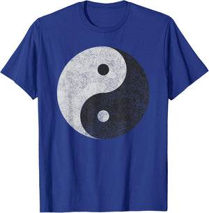 Yin Yang Symbol Tao Taijitu Yoga Peace Love (Ver. 2) T-Shirt - T-Shirt | Royal