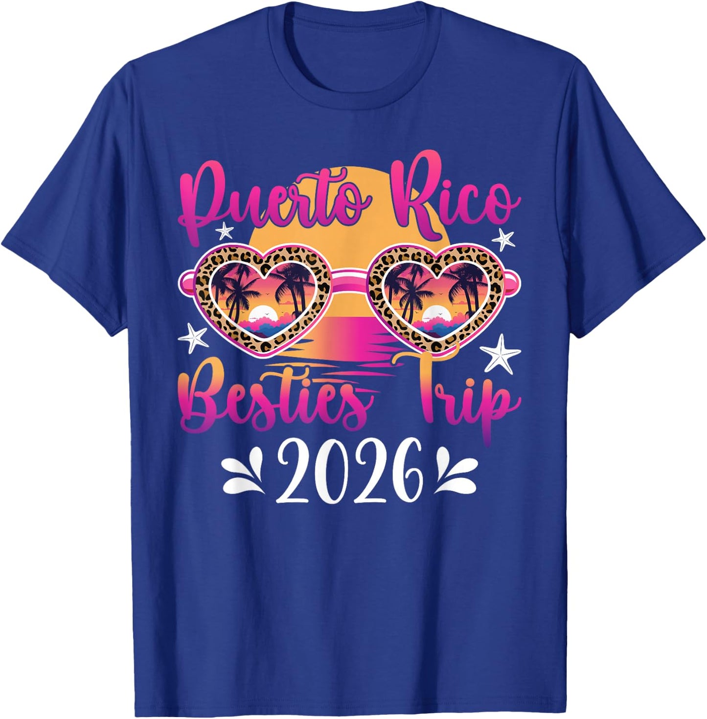 Puerto Rico Besties Trip 2026 Puerto Rico Best Friend Travel T-Shirt - T-Shirt | Royal