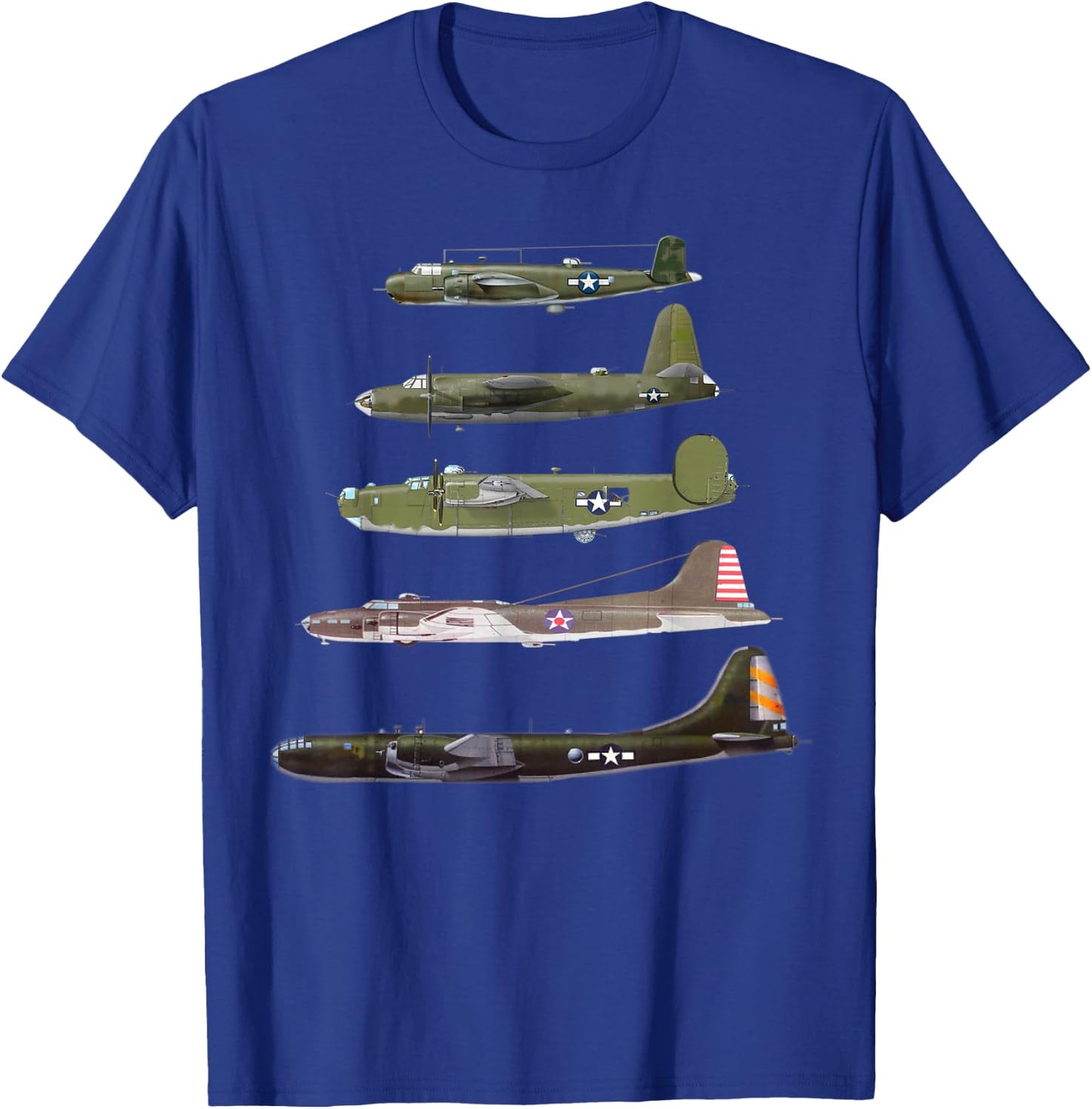 WW2 Bombers Planes Spotting B-29 Superfortress T-Shirt - T-Shirt | Royal