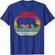 Rhino Rhinoceros - Retro Style Vintage Funny 70s 80s 90s T-Shirt - T-Shirt | Royal