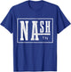 Nashville Tennessee Country Music City Vintage Nash TN T-Shirt - T-Shirt | Royal