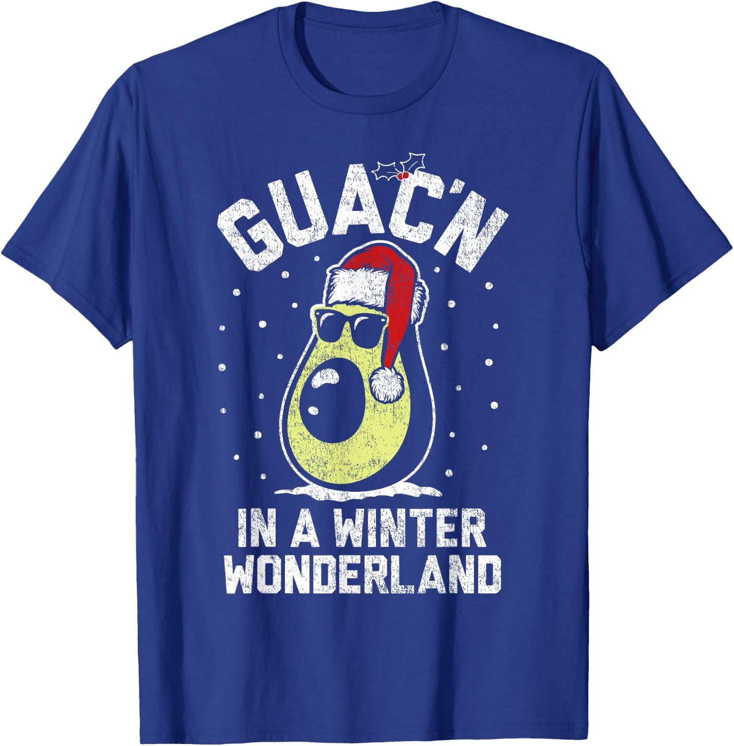 Trendy Christmas Guacn' In A Winter Wonderland T-Shirt - T-Shirt | Royal