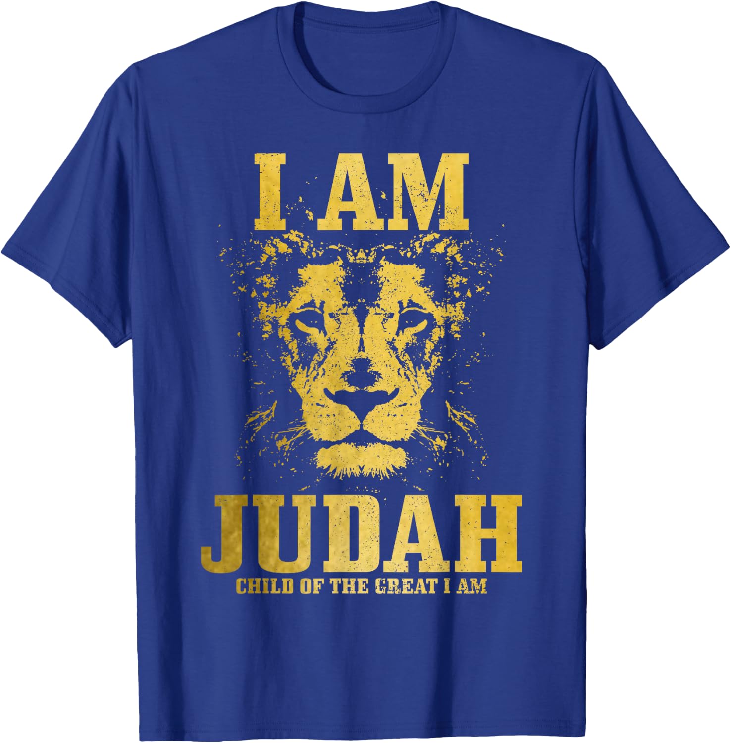 I Am Judah Child Of The Great Lion Israelite Israel Hebrew T-Shirt - T-Shirt | Royal