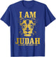 I Am Judah Child Of The Great Lion Israelite Israel Hebrew T-Shirt - T-Shirt | Royal