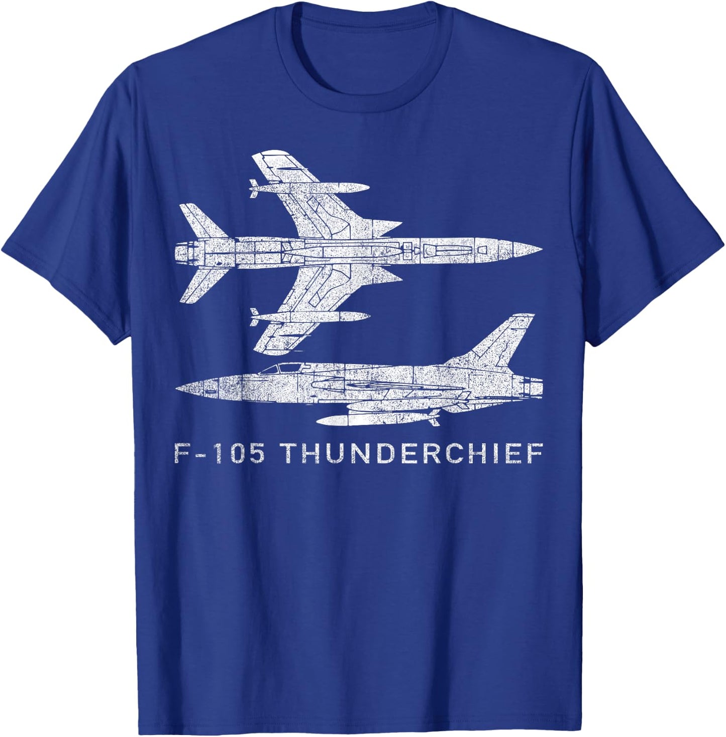 F-105 Thunderchief fighter-bomber aircraft T-Shirt - T-Shirt | Royal