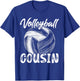 Volleyball Cousin Family Matching Volleyball Players T-Shirt - T-Shirt | Royal