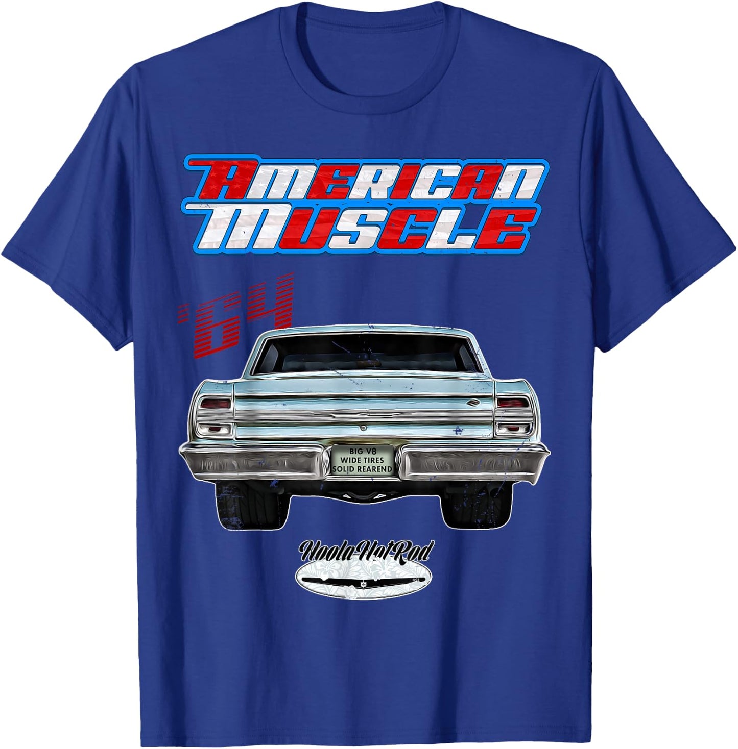 1964 Chevelle,Muscle Car,SS454,SS427,SS396,Hotrod,drag race T-Shirt - T-Shirt | Royal