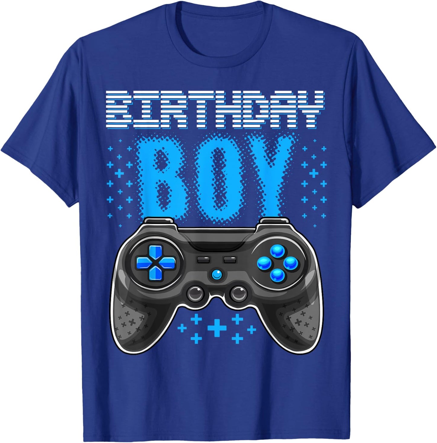 Birthday Boy Video Game Controller Birthday Gamer Gift Boys T-Shirt - T-Shirt | Royal