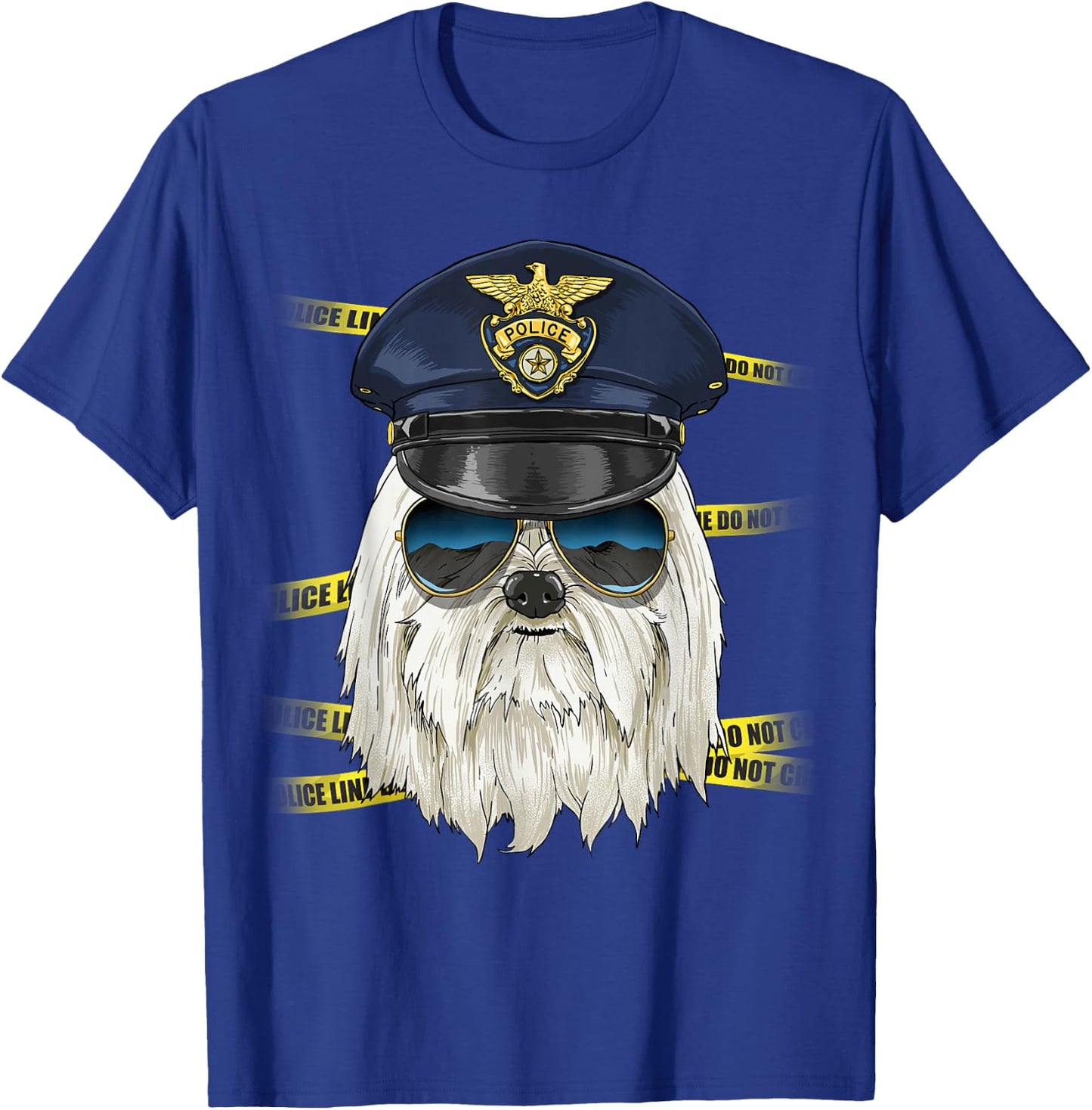 Maltese Police Maltese K-9 Dog Lover T-Shirt - T-Shirt | Royal