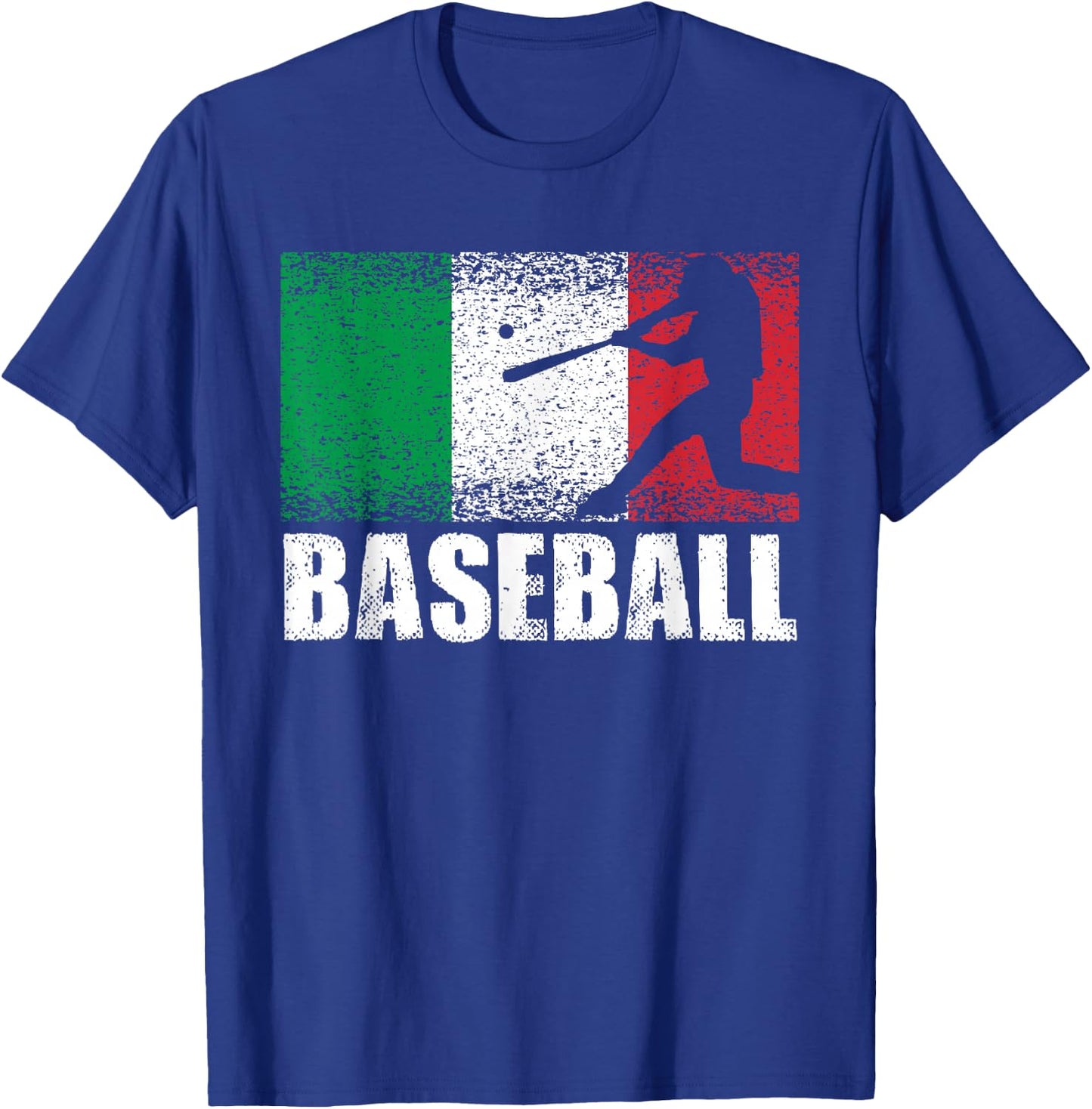 Baseball Sports, Italy Flag, Italian Baseball T-Shirt - T-Shirt | Royal