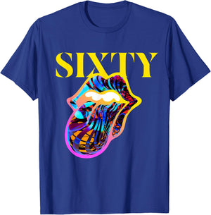 Official Rolling Stones Sixty Tongue T-Shirt - T-Shirt | Royal