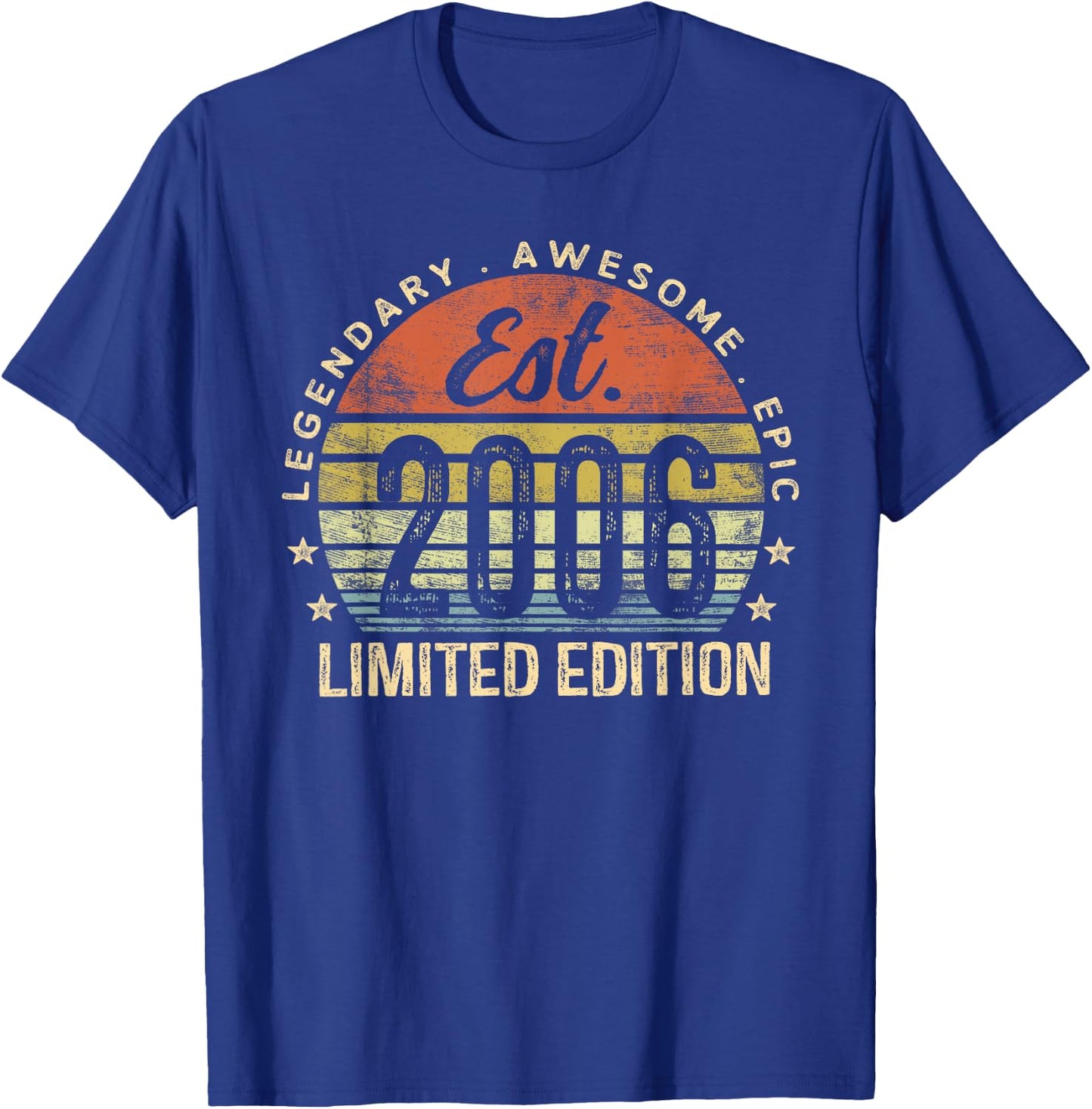Legendary Awesome Epic 2006 Gifts Boys Girls 19th Birthday Retro Graphic , , Black, Small T-Shirt - T-Shirt | Royal