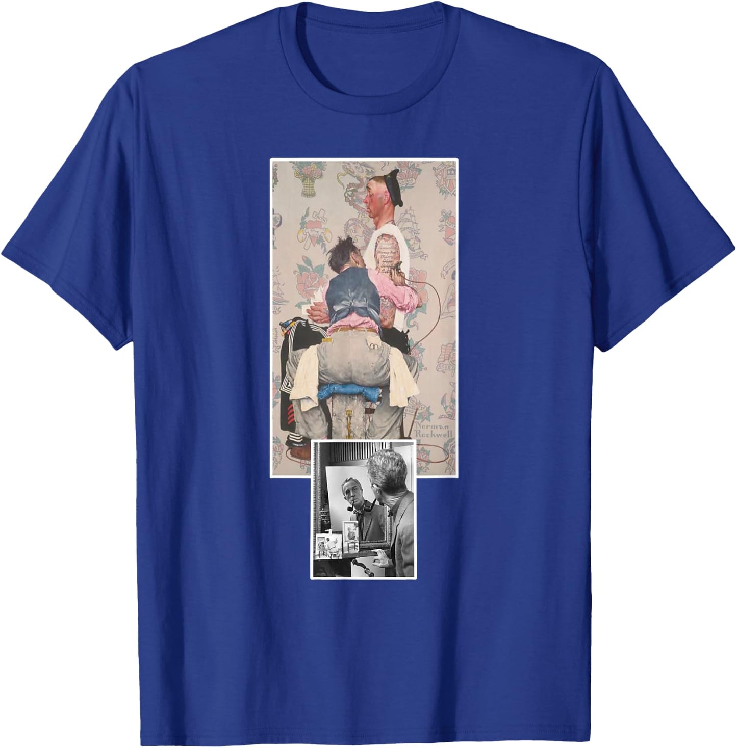 Norman Rockwell. the Tattoo Artist T-Shirt - T-Shirt | Royal