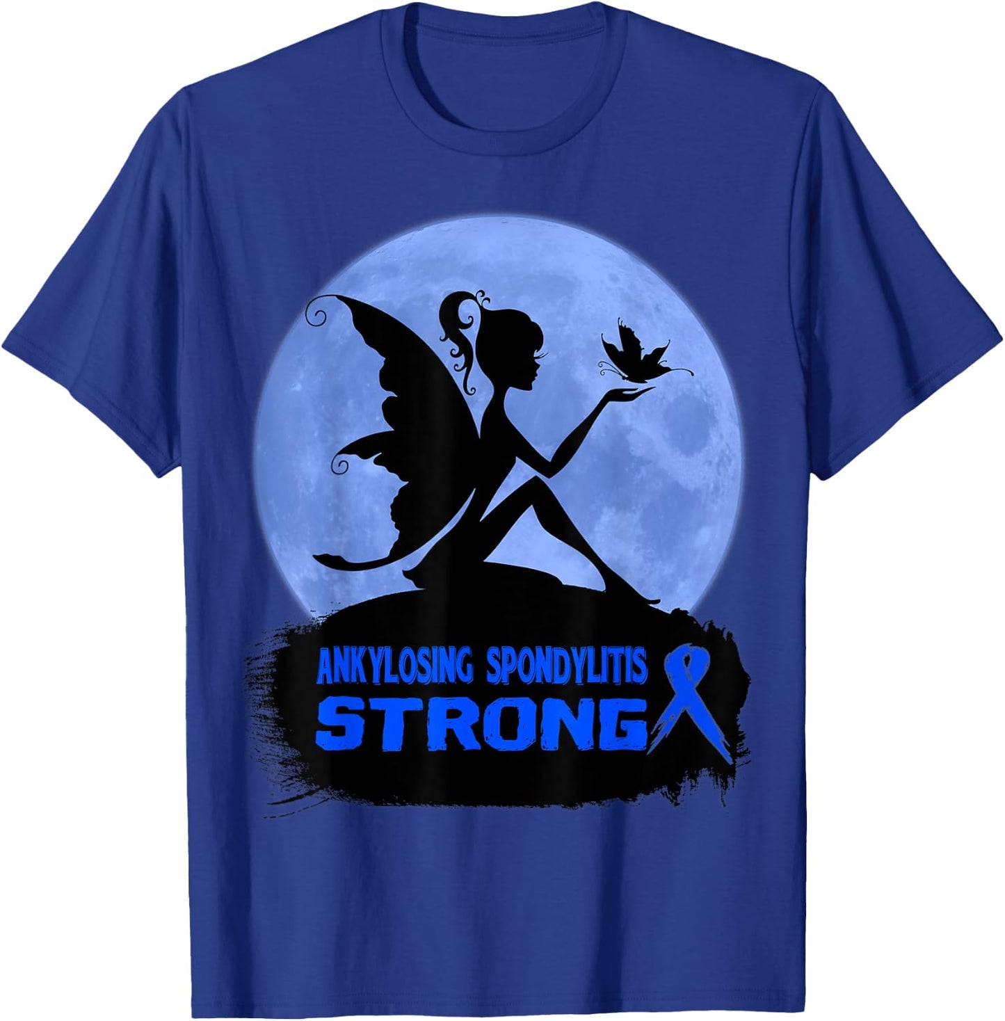 Ankylosing Spondylitis Awareness T-Shirt - T-Shirt | Royal