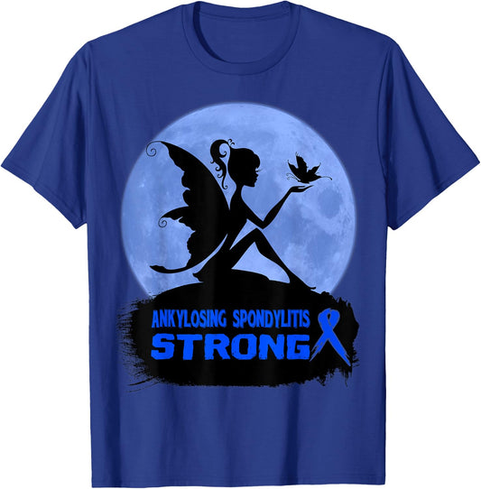 Ankylosing Spondylitis Awareness T-Shirt - T-Shirt | Royal